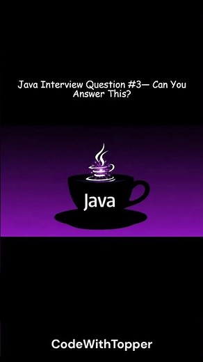 🚨 Java interview question part-3 Time What will be the output? #Java #CodingQuiz #Shorts