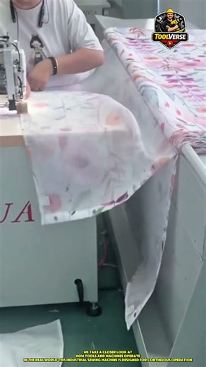 Industrial Sewing Machine at Work #tools #machine