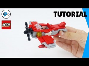 LEGO Airplane (lego city airplane to minifigures) - tutorial