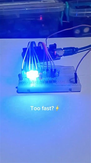 13 LEDs at Full Speed 😱 | Arduino Project