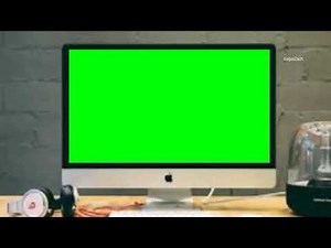man throwing computer green screen