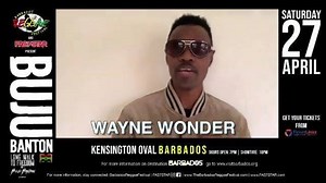 🔊 No Letting Go… No Holding Back 🎶- WAYNE WONDER! . The Barbados Reggae Festival and FAS7STAR present Buju Banton ! "The Long Walk To Freedom Tour" . April 27th, 2019 Kensington Oval, Barbados. Doors Open at 7pm | Showtime 10pm Performing Live BUJU BANTON, WAYNE WONDER, SPRAGGA BENZ & BUGGY NHAKENTE. . 💥General TICKETS: $125 | $150(Next Tier) | $175(Next Tier). ⚡️3W’S Stand: $200 ⚡️VIP: $400 VIP is front stage & all inclusive of Beverages and Food. ✅YOU PAY MORE AT THE DOOR. . 🎫 GET YOUR TIC