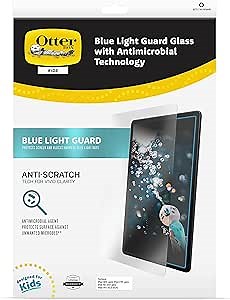 OtterBox Made for Kids Blue Light Screen Protector with Antimicrobial Technology for iPad 8th & 7th Gen (10.2" Display - 2020 & 2019 version)