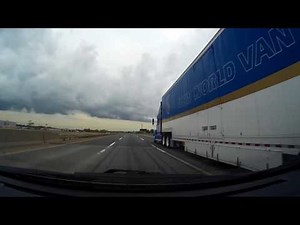 (4) New Jersey Turnpike --Exit 8 to Exit 9--northbound (cars-buses-trucks)