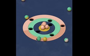 非常治愈的3D几何动画，这视频可以无限循环看上一整天