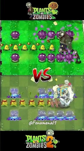 PVZ1 vs PVZ2 Team Plants vs Team Zombie #pvz2 #plantsvszombies2