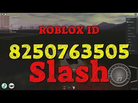 SLASH Roblox Song Codes