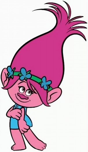 DRAW POPPY EASY!(Trolls) #shorts #drawing #relaxing #trolls