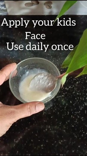 kids daily face pack#nourishing#glowing skin #shortfeed