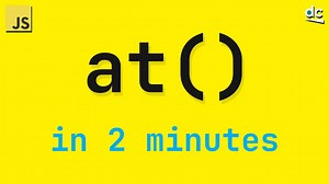 JS - 两分钟学会使用at()