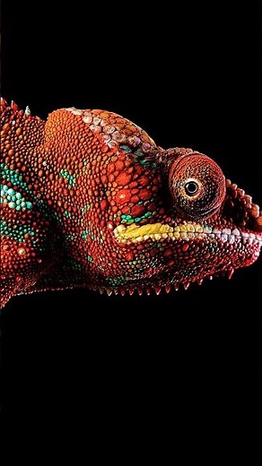 Relaxing Nature in 8K: The Chameleon 🌿 #8k #nature