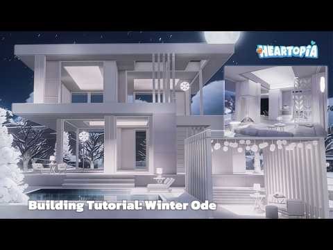 Cozy Winter Modern House | Heartopia Build Tutorial