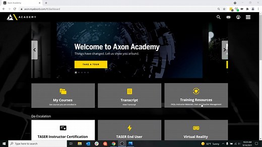 View TASER Instructor Certification Course Session Details.mp4