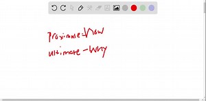 Differentiate between the proximate and ultimate causes of a particular behavior. | Numerade