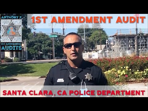 1st Amendment Audit Santa Clara, CA PD