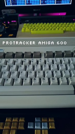 learning protracker on Amiga. won't have a sampler for a month. so messing with the classic st01 samples.