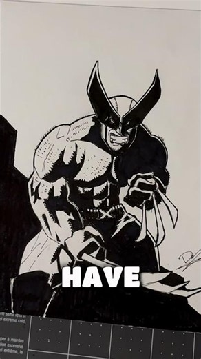#tutorial #howtodraw #wolverine #marvel #comics #draw #fyp #viral #pencil #art #manga #drawing