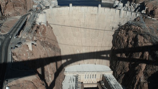 On Certain Days, Throwing Water Over Hoover Dam Produces An Odd, Seemingly Gravity-Defying Result