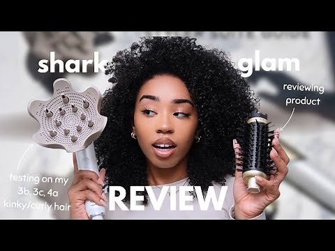 hair diffuser curly hair review| Shark Glam Review on curly hair + is it worth your money??