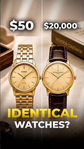 Vacheron Constantin vs Casio Side by Side #watches #luxury #comparison