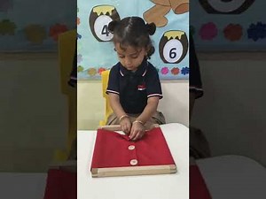 Toddler Button & Unbutton Play | Fine Motor Skills & Practical Life Activity 👕