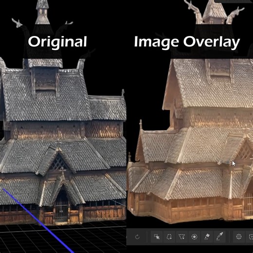 KIRI Engine - 3D scanner app on Instagram: "Re-contextualizing Gaussian Splats 🎨 With our free 3DGS Render addon you can use image textures to change Gaussian Splat colors and style, just like texture projection on a regular mesh 🥳 #3dgs #photogrammetry 3dscan #3d #gaussiansplat #texturing"