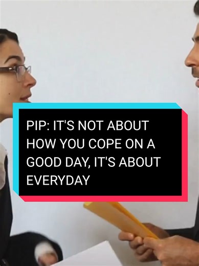 PIP: It’s not about how you cope on a good day. It’s about every day. 🗓️⚖️ One of the biggest mistakes in PIP assessments is