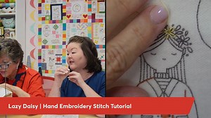Join Julie and Brittany for an overview of how to make a Lazy Daisy Hand Embroidery Stitch! This stitch makes great leaves, can be grouped together to make a flower or even scattered to fill a space and create the look of curly hair! Full video tutorial on our Stitches of Love YouTube Channel: https://youtu.be/1uTbwtmiYxI?si=yyjcRQ0l3clO7Mpz #handembroidery #handembroiderytutorial #lazydaisy #solq | Stitches of Love | Facebook