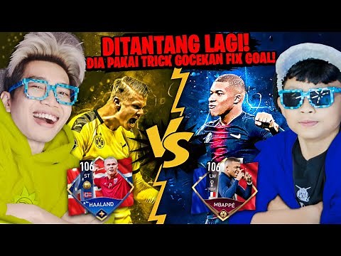 DITANTANG BY ONE FIFA LAGI SAMA BOCIL SD!! HALAND VS MBAPE, DIA LATIHAN 1 MINGGU GOCEKNYA 100% GOAL!