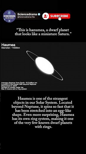 The Dwarf Planet That Looks Like Saturn!