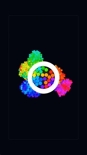 Colors in Motion Part 6 #satisfying #maths #simulation #programming #computerscience #colorful