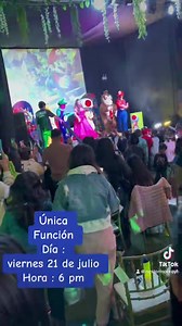  ¡ULTIMO SHOW TEATRAL!  Llega el show de la película más grande de...