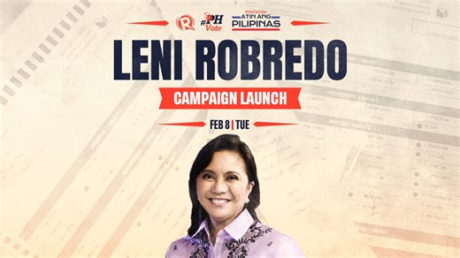 LIVESTREAM: Leni Robredo launches 2022 presidential campaign