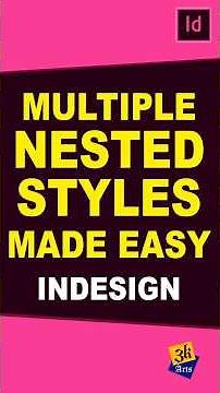 Create Multiple Nested Styles in One Paragraph Style | Adobe InDesign Tutorial