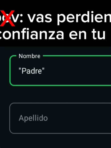 Perdiendo Confianza con mi Papá