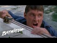 MITCH BUCHANNON FIGHTS ON HIS BOAT... But Will He Make It Out Alive?! Baywatch Remastered