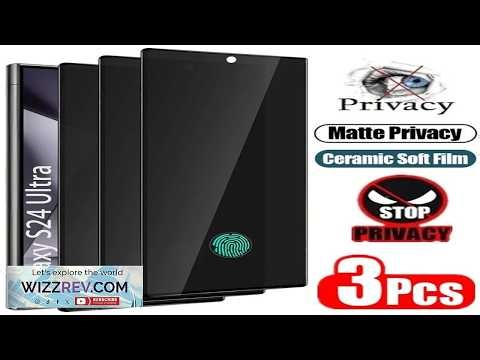 3Pcs Matte Ceramic Privacy Screen Protector for Samsung Galaxy S21 S20 S22