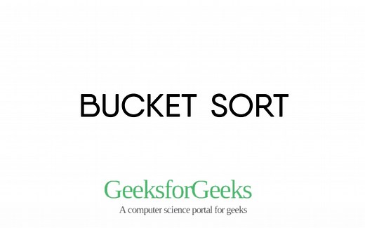 数据结构排序算法之桶排序演示