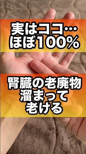 腎臓の老廃物がたまらないケア#腎臓 #老化