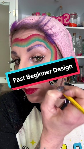 Quick and Easy Rainbow Face Paint Tutorial