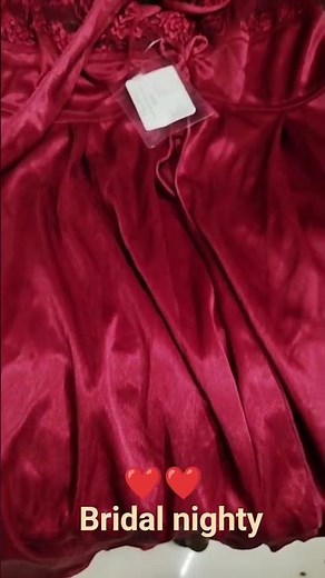New bridal nighty ❤️❤️#fancynighty