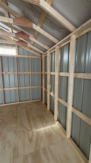 The new 14x28 steel garage , in stock and ready for delivery. #storage #sheds #garage