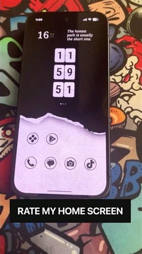 Black and White Home Screen Setup for Android