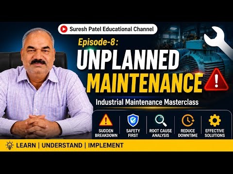 Unplanned Maintenance | Industrial Maintenance Masterclass Episode-8 #Maintenance #engineering