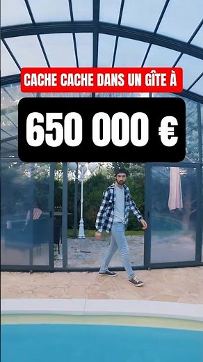 🙈cache cache dans un gîte à 650 000€ ! 😱 #lebaou #concept #cachecache