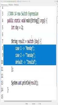 Java 14 Switch Expression Explained #javaSwitchExpression #javafullstackcourse #javatutorial