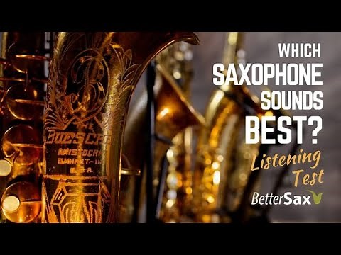 Which Saxophone Sounds the Best to YOU???