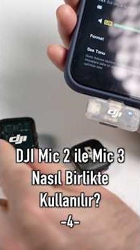 How to use DJI Mic 2 and Mic 3 together?