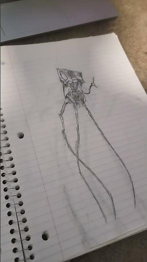 Tripod drawing #horror