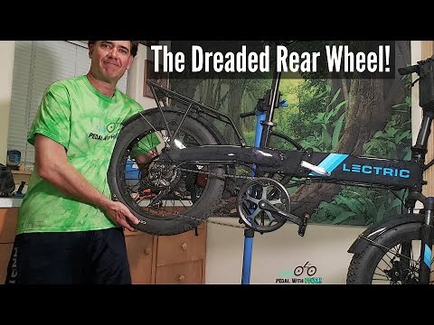 Lectric XP 2.0 - REAR WHEEL How To Remove & Install (DETAILED)